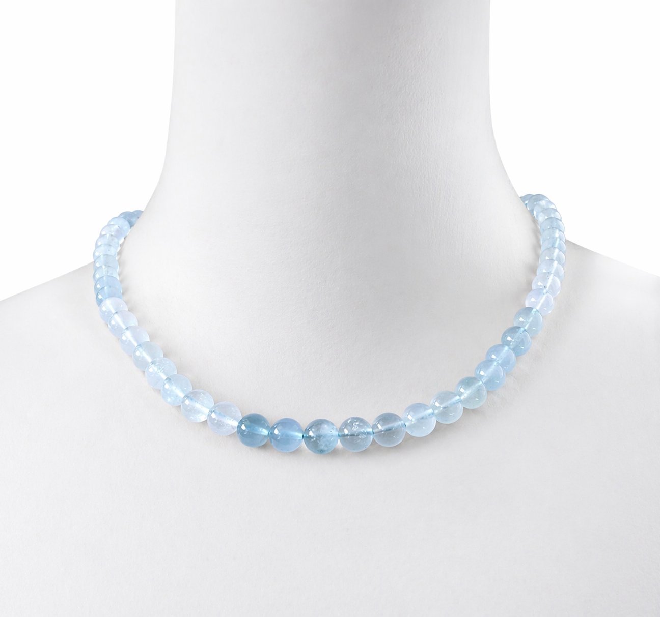 Collana Acquamarina Sfere