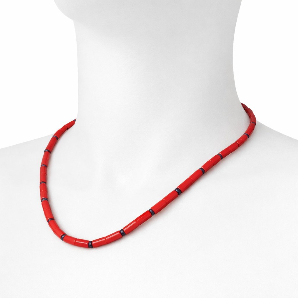 Collana Corallo & Zaffiro