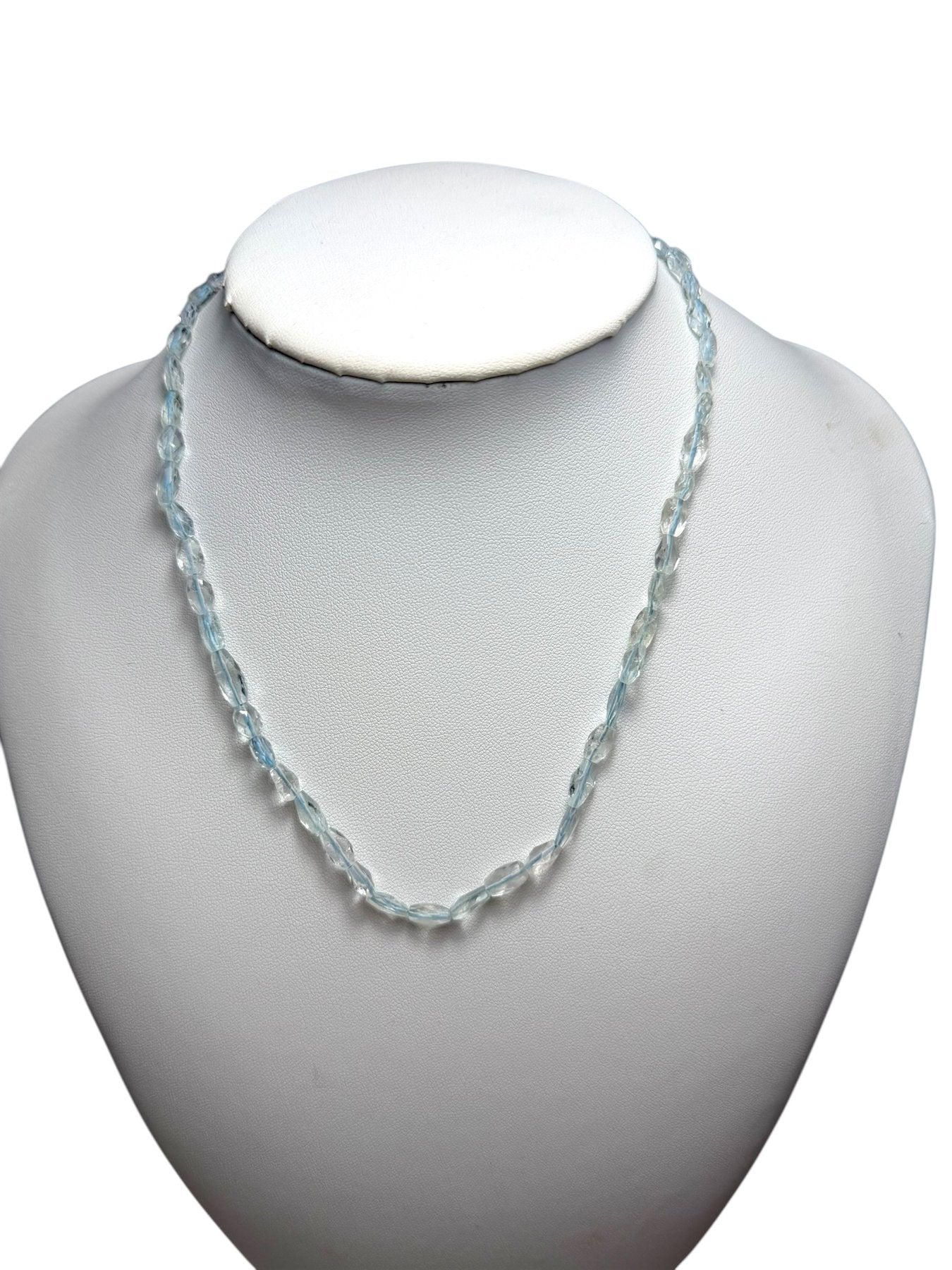 Collana Acquamarina Sfaccettata