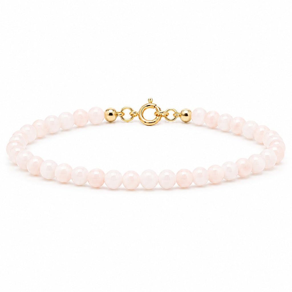 Bracelet en or 18kt corail blanc