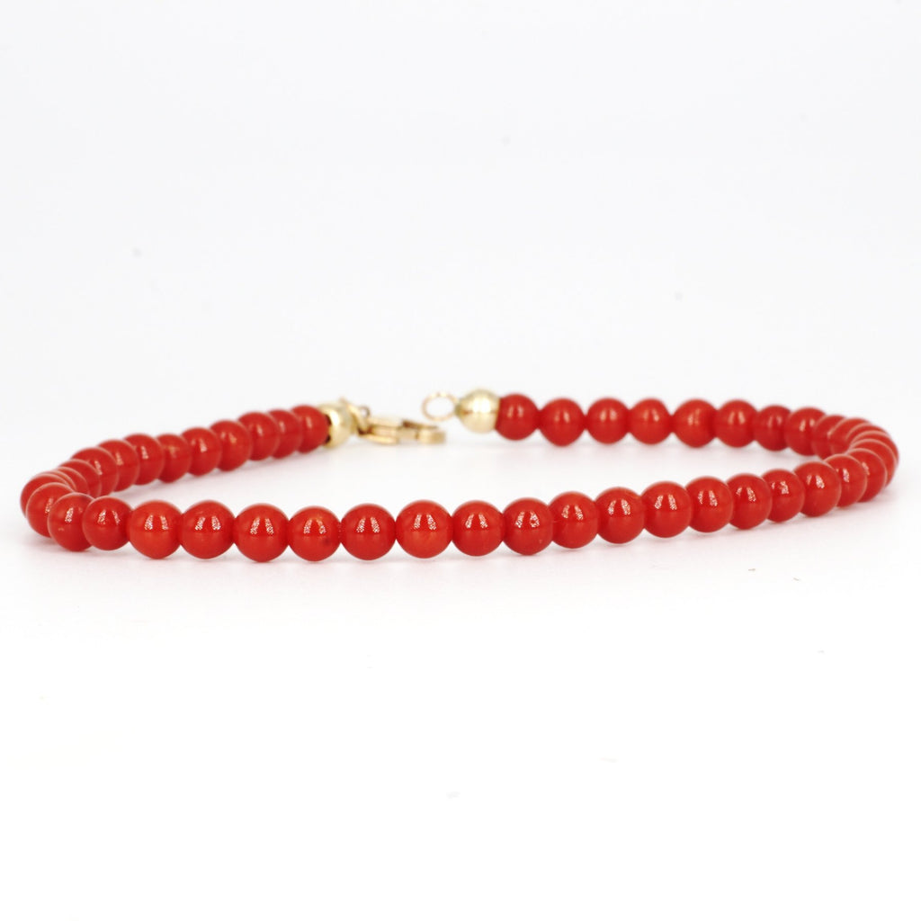 Bracciale Corallo Rosso Perline