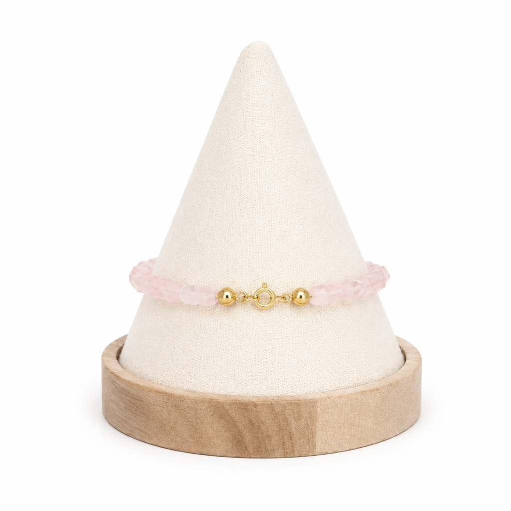 Bracciale Quarzo Rosa