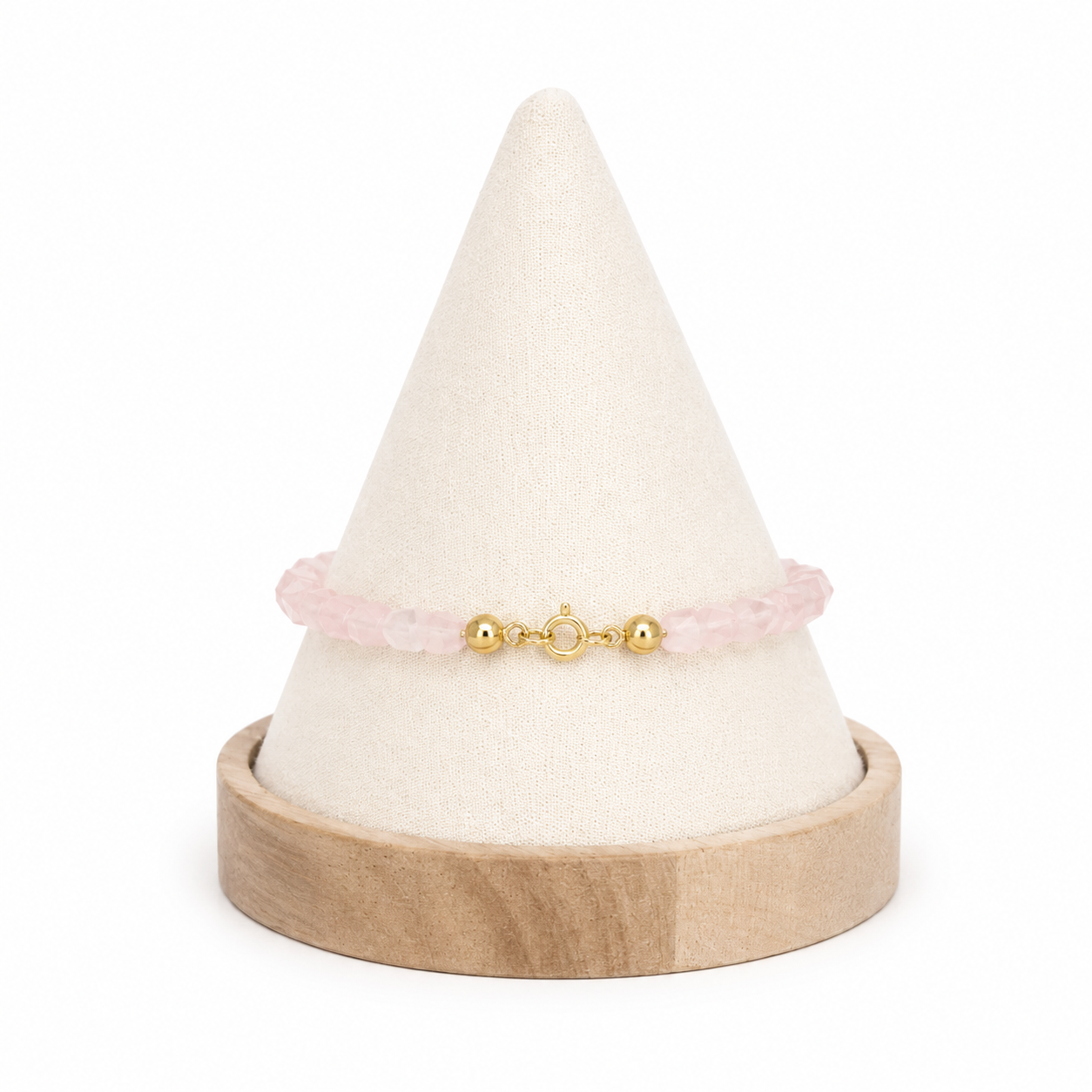 Bracciale Quarzo Rosa