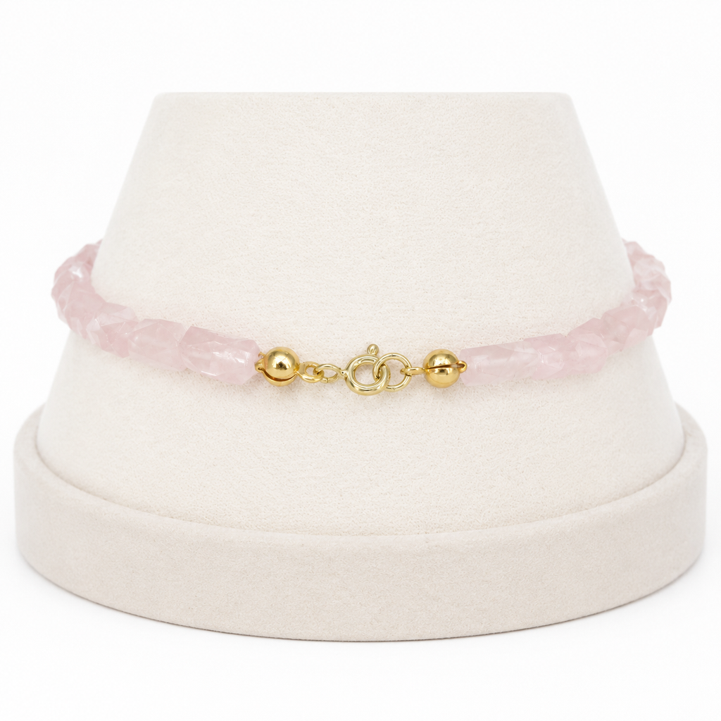Bracciale Quarzo Rosa