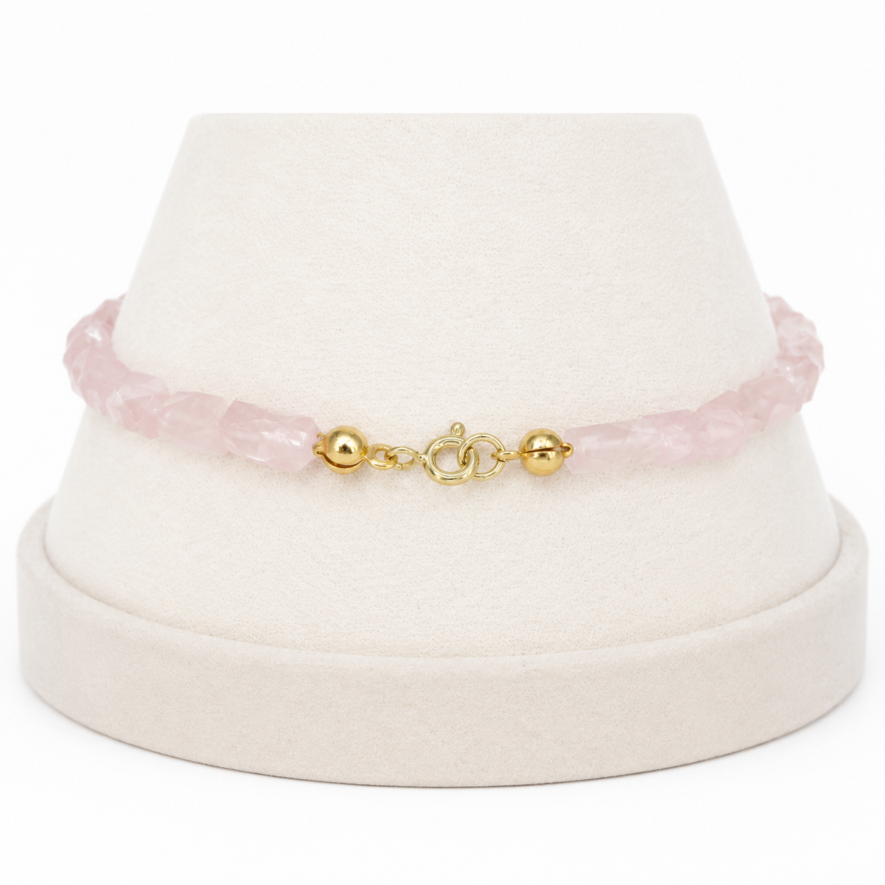 Bracciale Quarzo Rosa