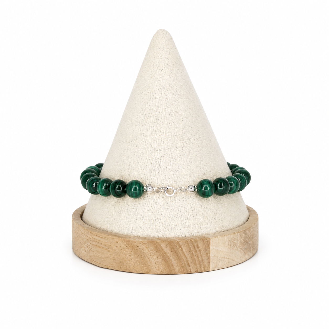 Bracciale Malachite Sfere Grandi