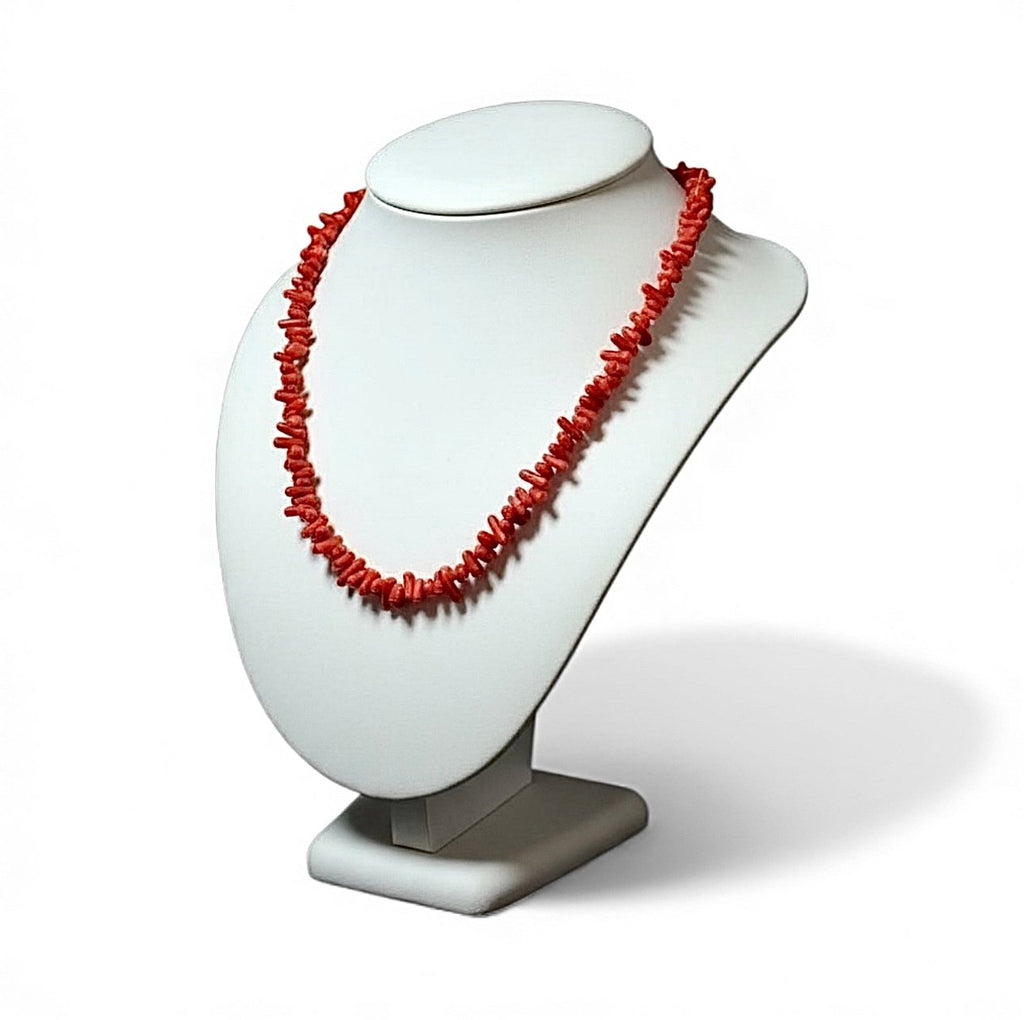 Collana Corallo Rosso Chips