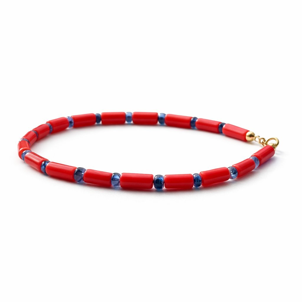 Bracciale Corallo & Zaffiro