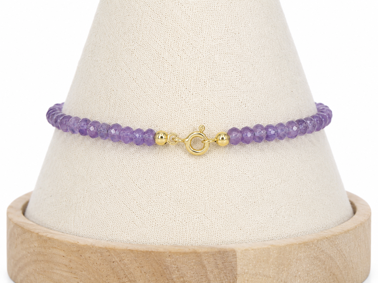 Bracciale Ametista Sfaccettata Naturale