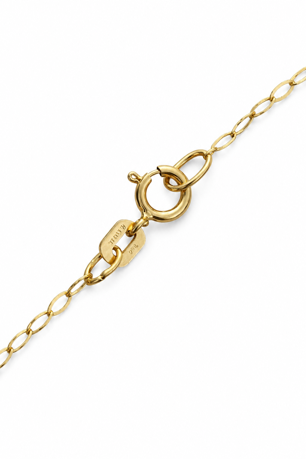 Collana cornetto in Oro 18Kt e Turchese