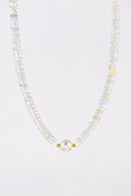 Collana con Opali e Perla d'Acqua Dolce