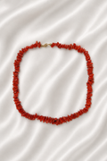 Collana in Argento 925 e Corallo