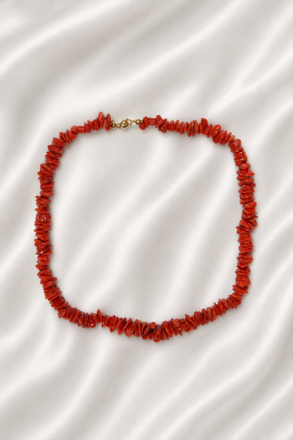 Collana in Argento 925 e Corallo