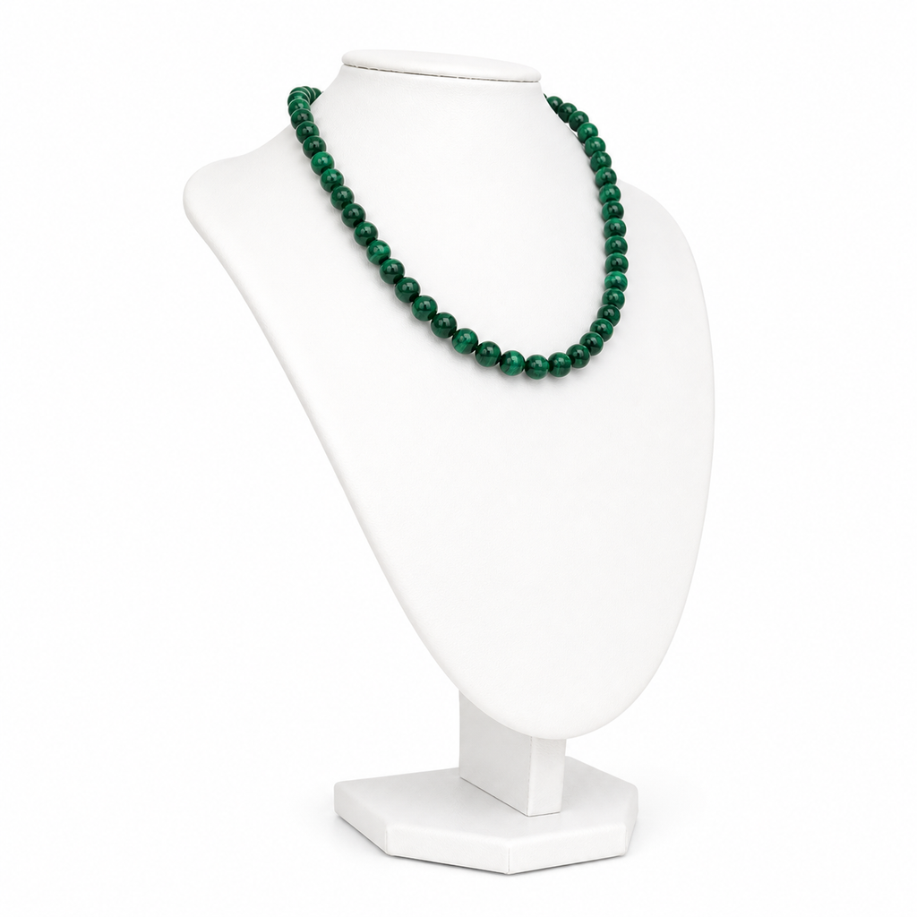 Collana Malachite Sfere Grandi