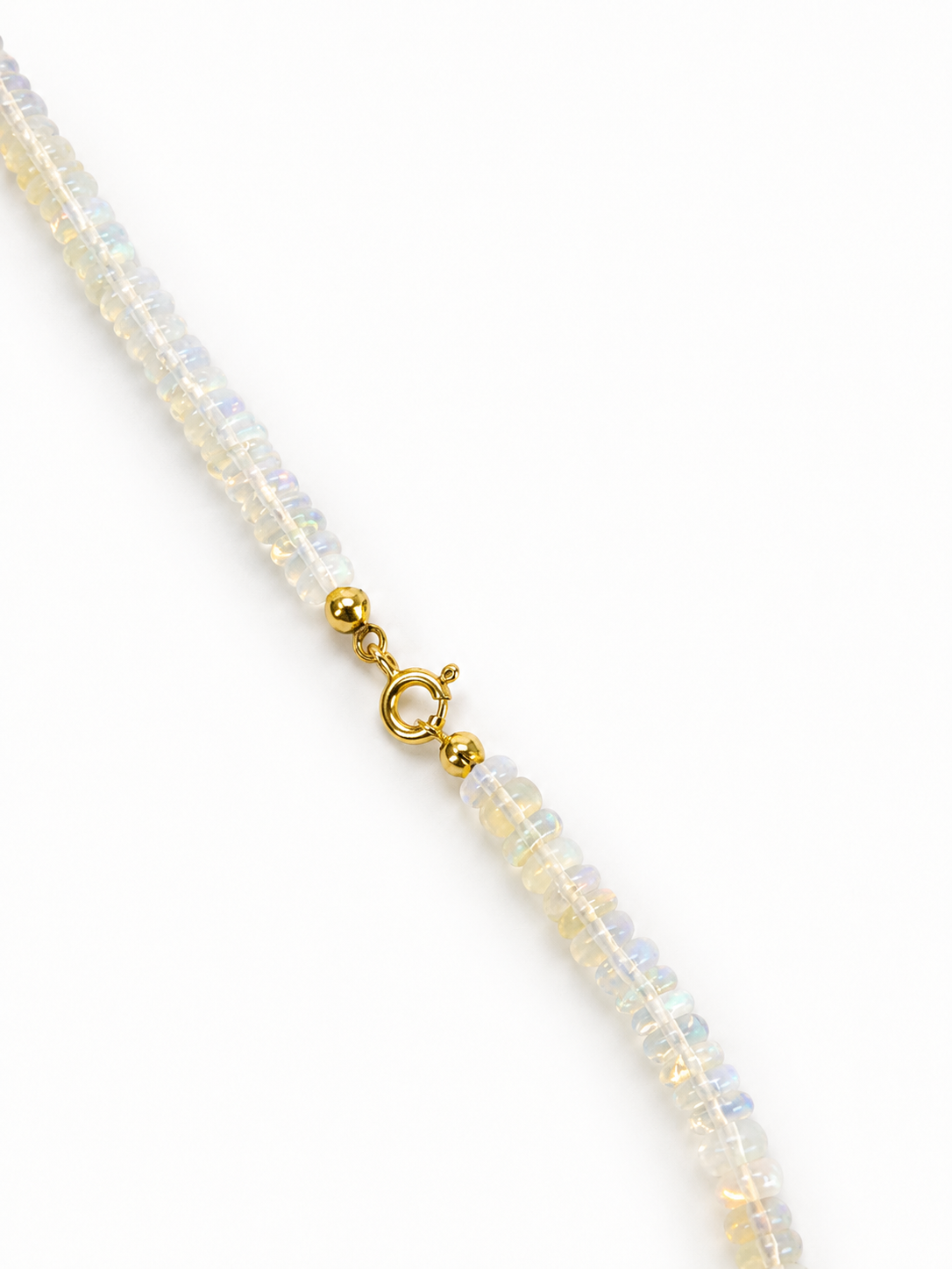 Collana con Opali e Perla d'Acqua Dolce