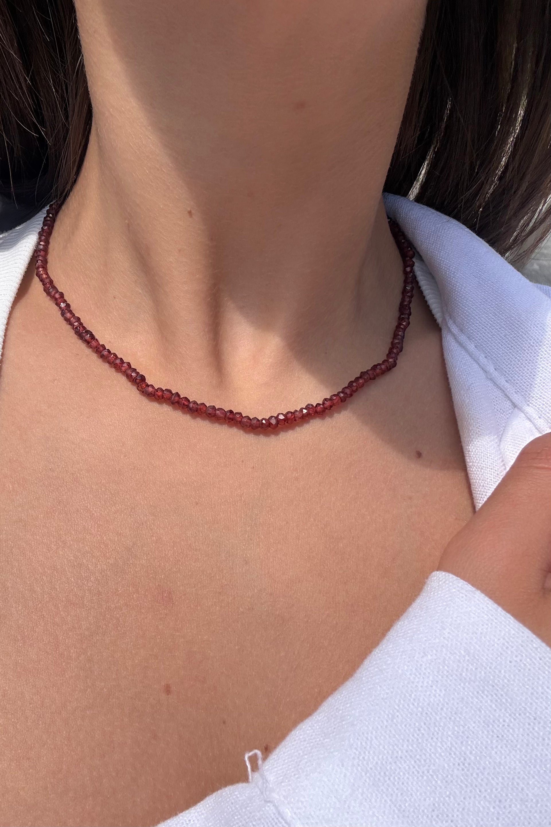Collana Granato