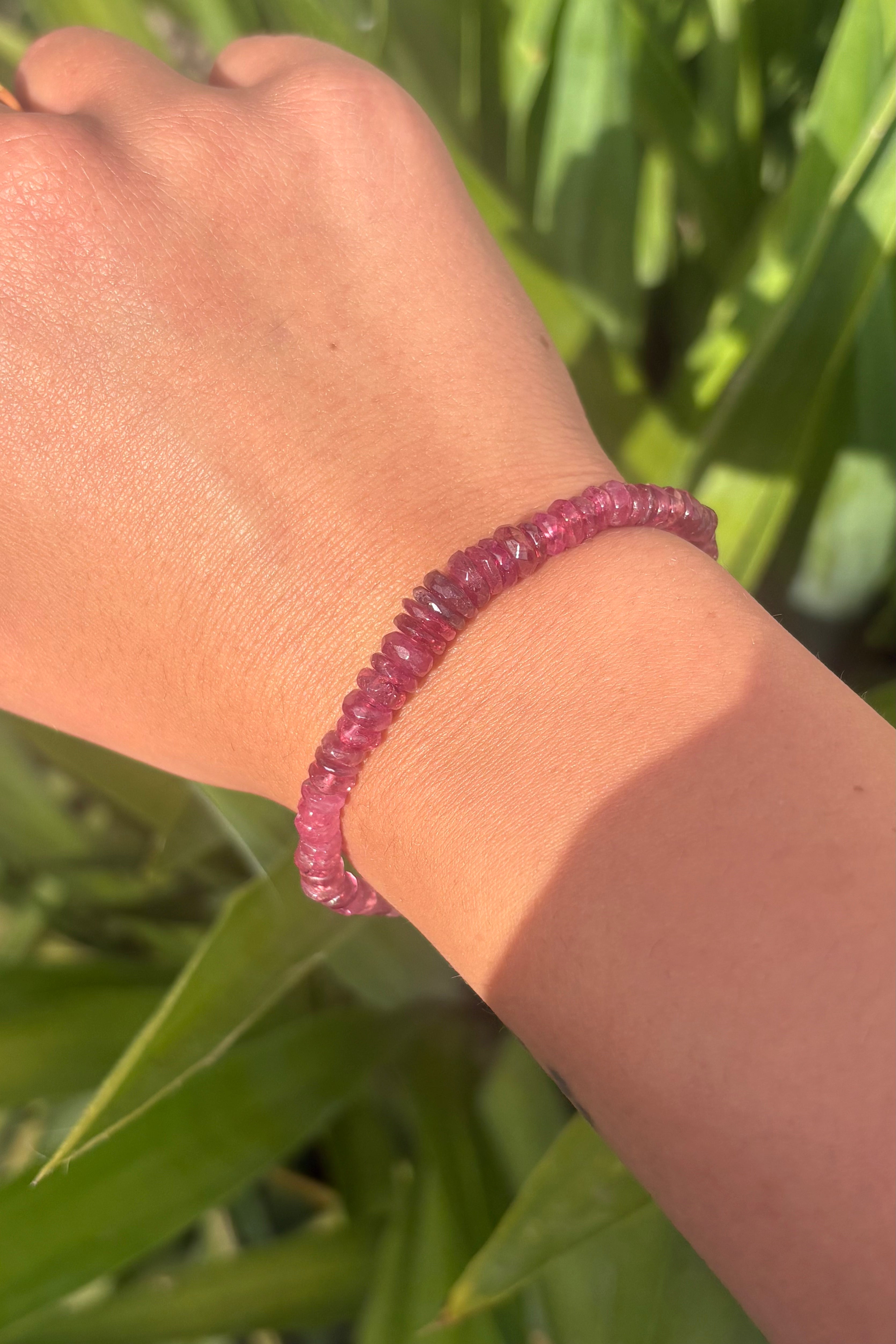 Bracciale Tormalina Rosa