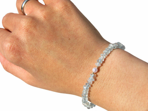 Bracciale Acquamarina & Perla