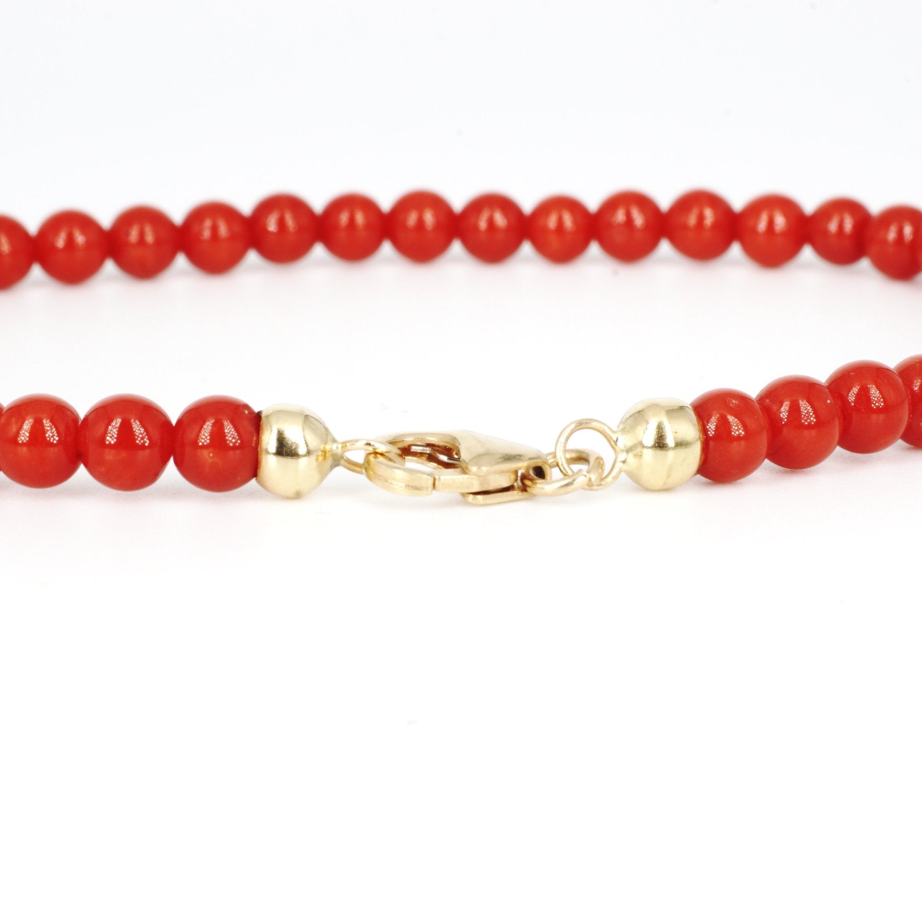 Bracciale Corallo Rosso Perline