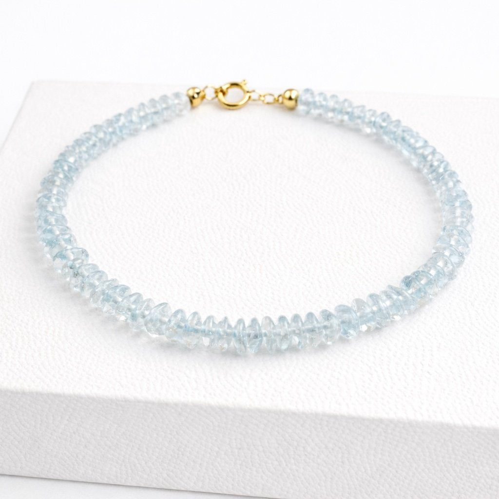 Bracciale Acquamarina Chips Naturale