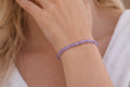 Bracciale Ametista Sfaccettata Naturale