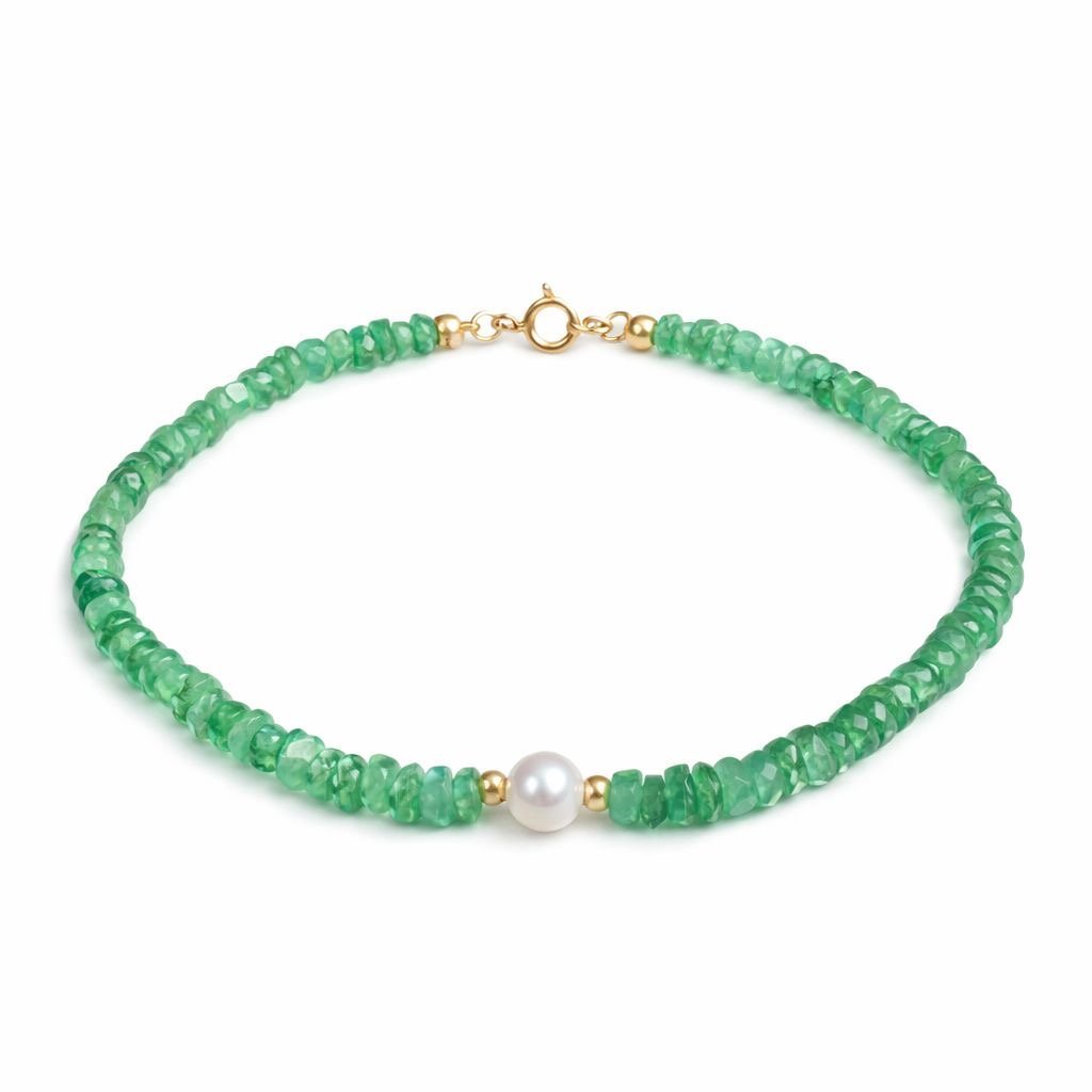 Bracciale Smeraldo con perla