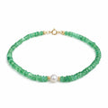 Bracciale Smeraldo con perla