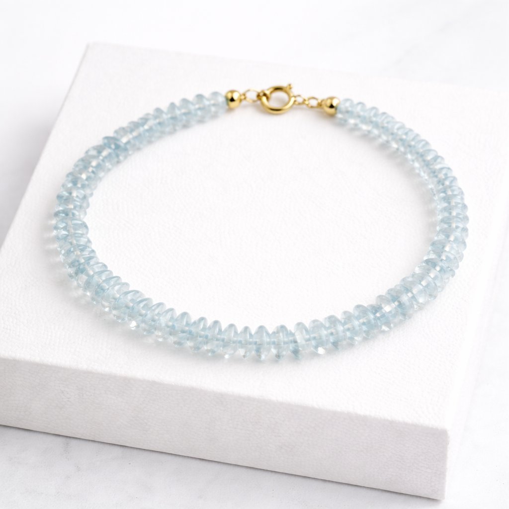 Bracciale Acquamarina Chips Naturale