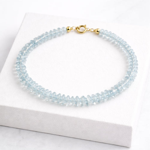 Bracciale Acquamarina Chips Naturale