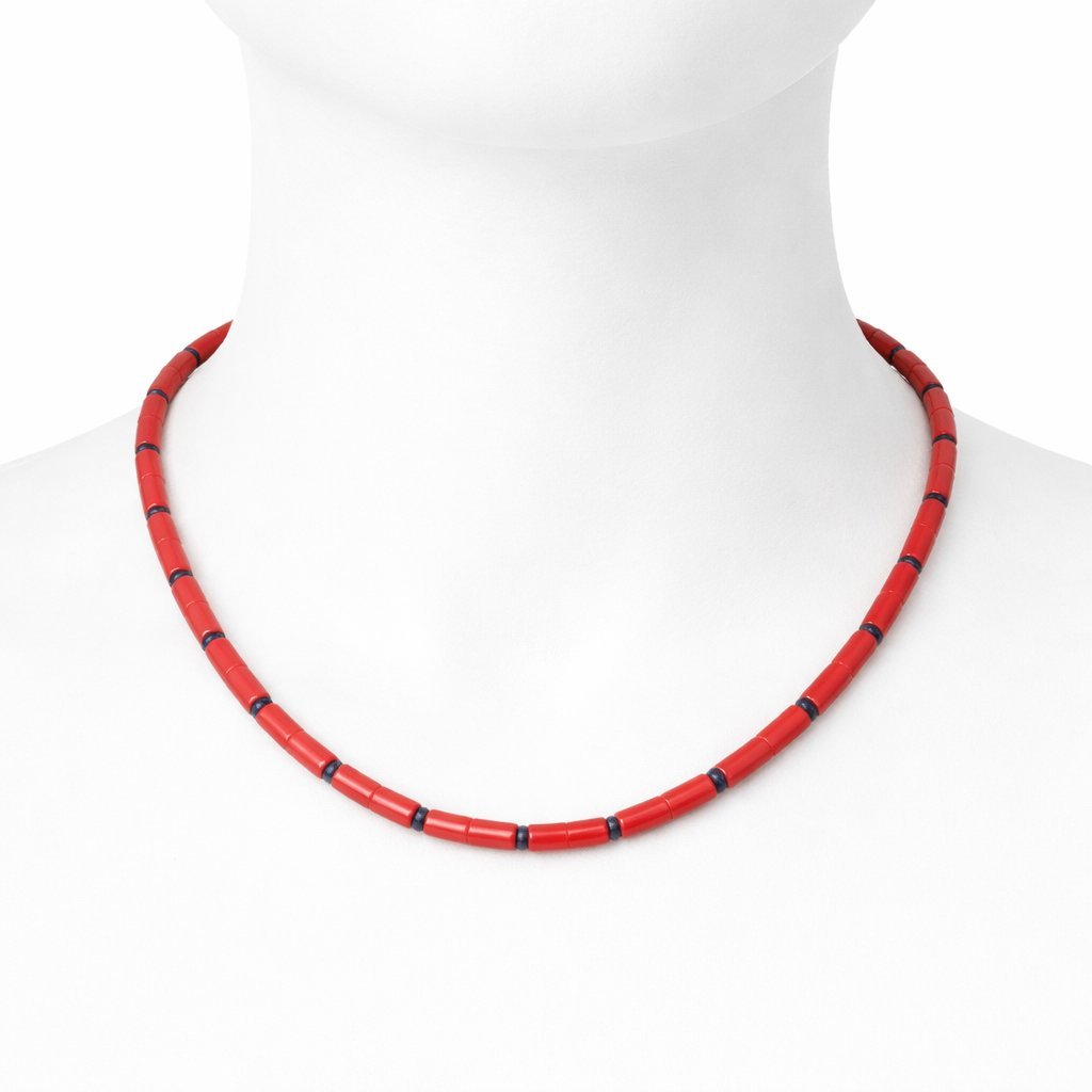 Collana Corallo & Zaffiro