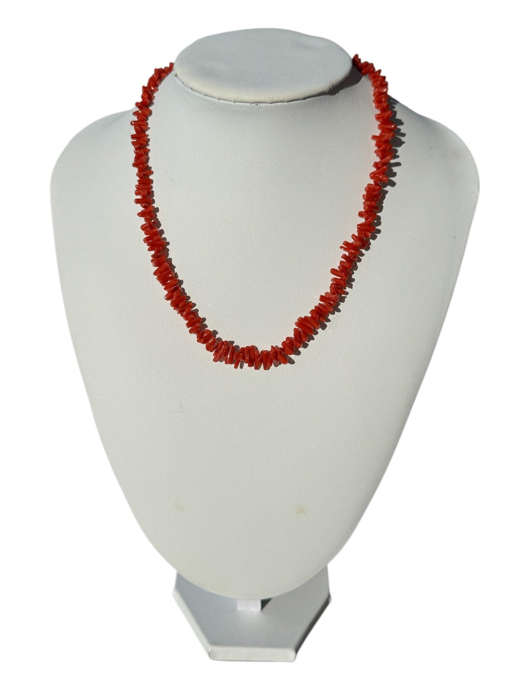 Collana Corallo Rosso Chips