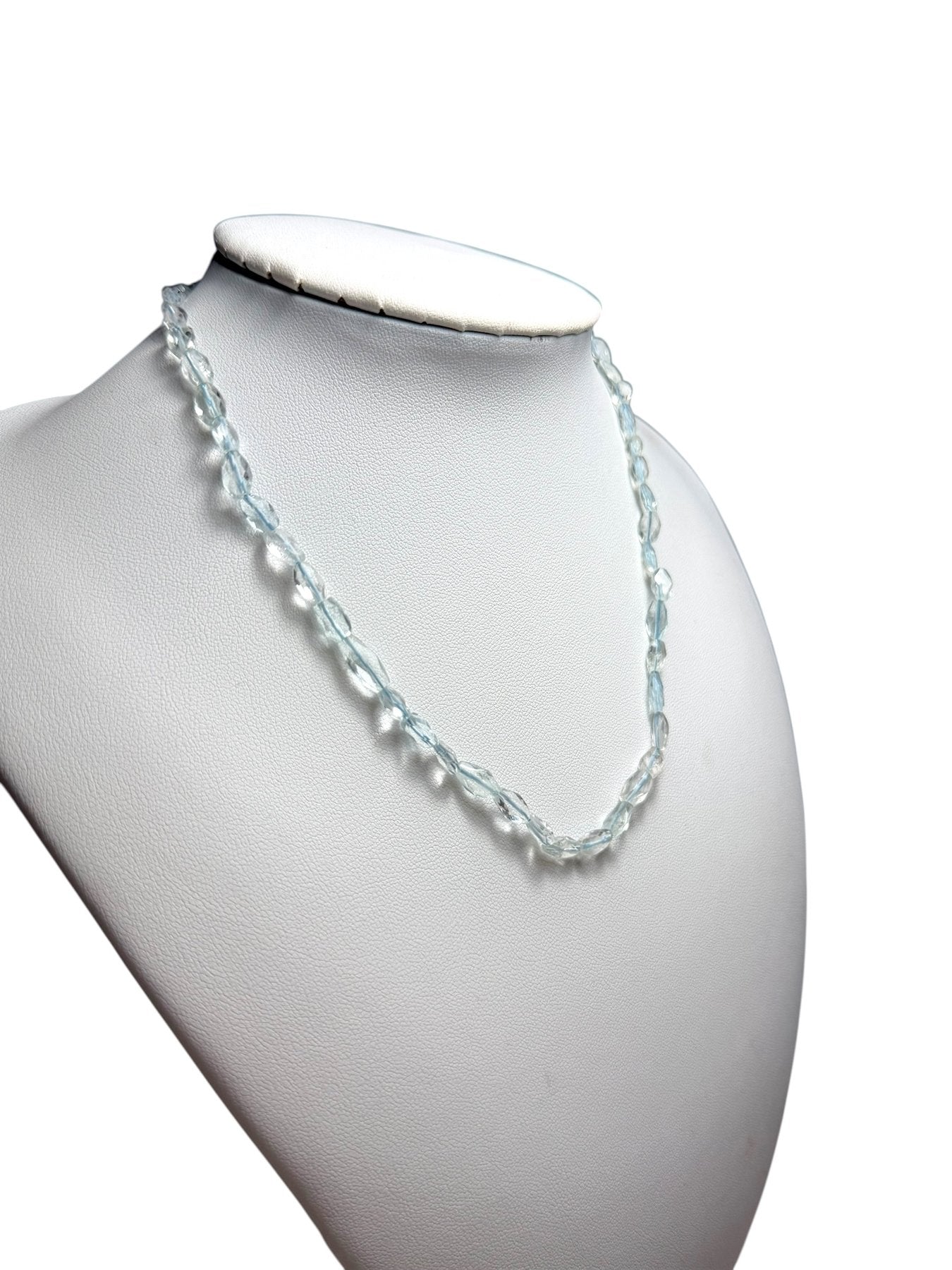 Collana Acquamarina Sfaccettata