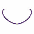 Collana Ametista con Perla d'Acqua Dolce Centrale