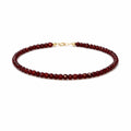 Bracciale Granato Microperline Sfaccettate