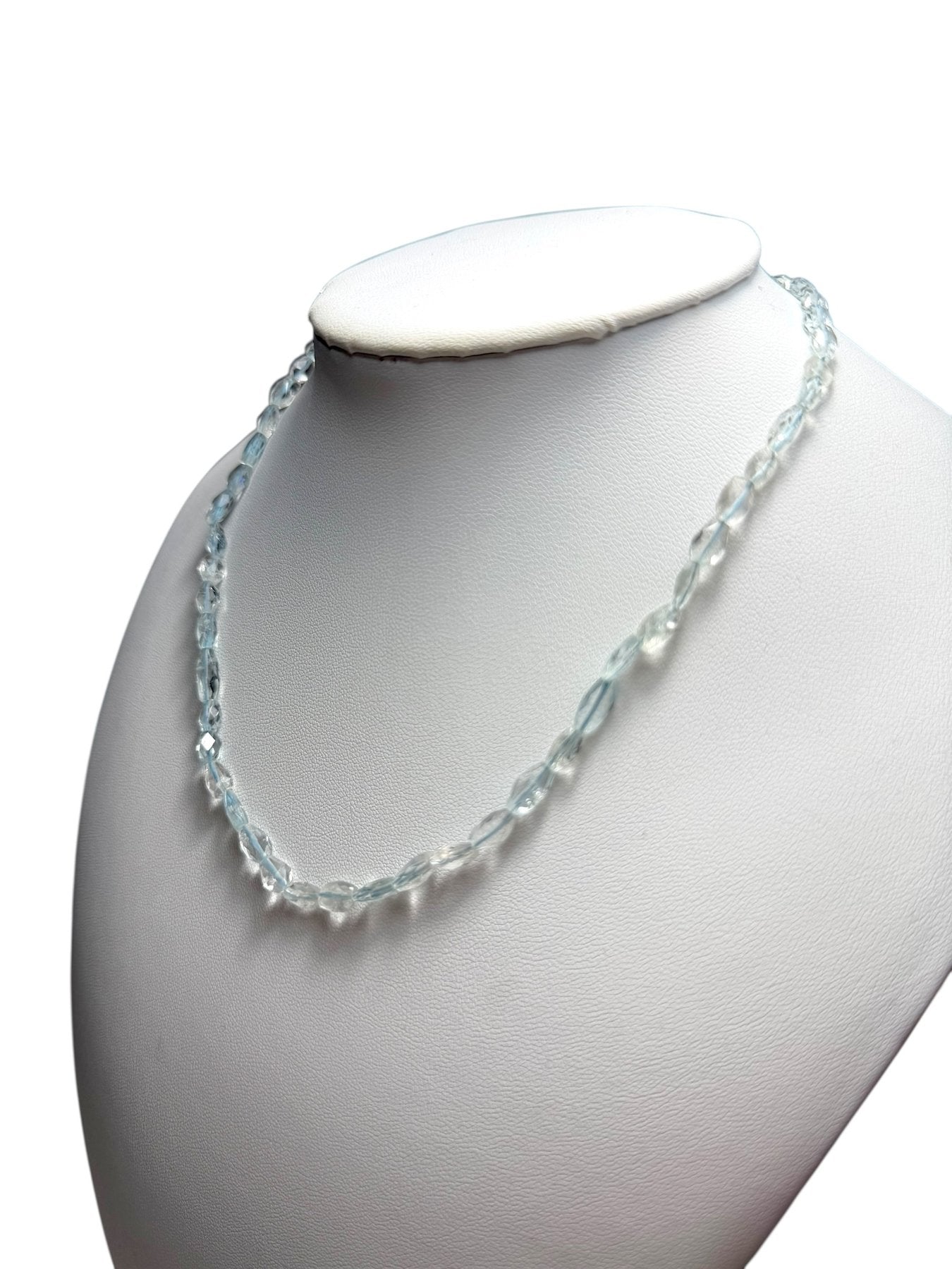 Collana Acquamarina Sfaccettata