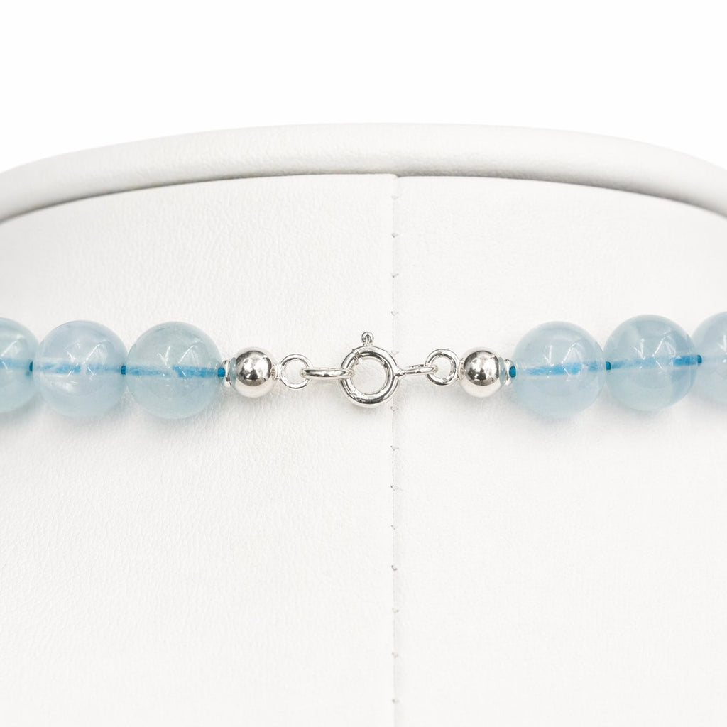Collana Acquamarina Sfere