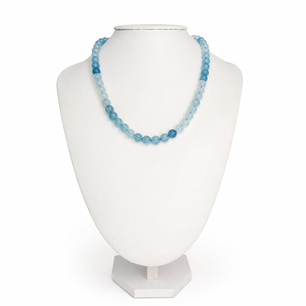 Collana Acquamarina Sfere